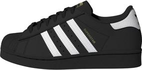 img 4 attached to 👟 Adidas Originals Superstar Low-Cut Basketball Shoes for Boys