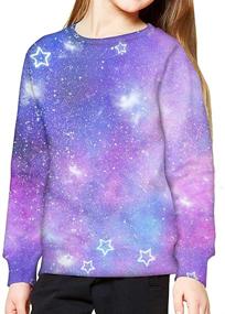 img 3 attached to 👕 Teen Girl Boys Sweatshirts Long Sleeve Pullover Top Sportswear by YSTARDREAM