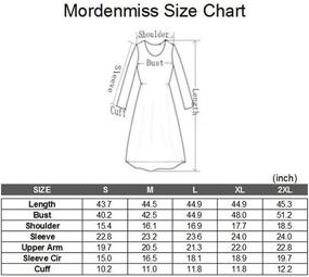 img 3 attached to 👗 Womens Fall Turtleneck Oversized Dress with Pockets by Mordenmiss