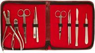 🔪 tamsco deluxe silver fragging kit - 10 piece set (model m-2271) logo