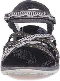 img 2 attached to GRITION Women Hiking Sandals: Stylish and Versatile Outdoor Sport Shoes for Girls - Wide Fit, Flat Beach, and Adjustable Walking Shoes!