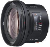 📷 sony sal-20f28 20mm f/2.8 wide angle lens for sony alpha dslr camera logo