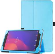 📱 famavala folio case cover for t-mobile alcatel joy tab 2 8-inch tablet model 9032z 2020 released - stylish blue protection logo