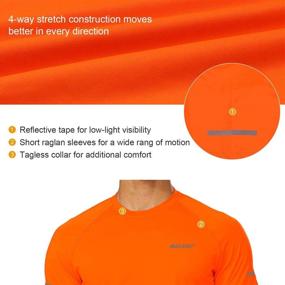 img 2 attached to Baleaf Sleeve T Shirt Running Fitness Men's Clothing and Active