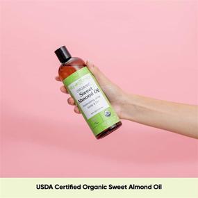 img 3 attached to Sky Organics Organic Sweet Almond Oil - 16 oz, 100% Pure Cold-Pressed Body Oil for Skin, Hair, and DIY Massages - Natural USDA Certified Organic Almond Oil
