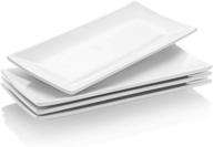 krockery rectangular porcelain platters serving logo