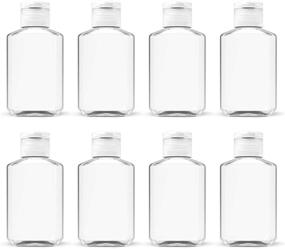 img 4 attached to 🧴 Refillable Flip Top Bottles for Sanitizer: Travel Accessories and Containers