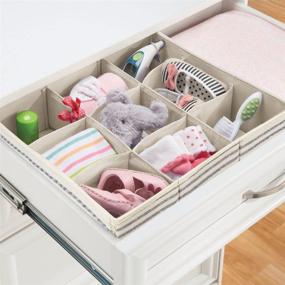 img 2 attached to MDesign Section Dresser Organizer: The Perfect Playroom Kids' Home Store Solution for Nursery Furniture