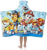 🐾 ultimate paw patrol hooded towel wrap: perfect for your little hero's bath time! logo