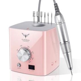img 4 attached to Ejiubas Professional Nail Drill Machine 30000rpm: High Speed, Low Vibration, Low Heat, Low Noise - Ideal for Shaping, Buffing, and Removing Acrylic and Gel Nails