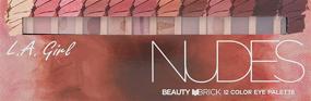 img 3 attached to L.A. Girl Beauty Brick Eyeshadow Nudes: A Must-Have 0.42 Ounce Palette for Stunning Eye Makeup