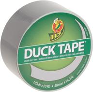 🦆 duck brand colored duct tape in dove grey - 1.88 inches x 20 yards - single roll (285226) logo
