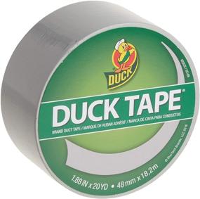 img 4 attached to 🦆 Duck Brand Colored Duct Tape in Dove Grey - 1.88 Inches x 20 Yards - Single Roll (285226)
