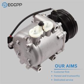 img 1 attached to ECCPP A/C Compressor with Clutch CO 2486AC - Compatible with 2003-2005 Ford E150 Explorer Lincoln Navigator Mercury Marauder