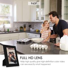 img 3 attached to HD 960P Hidden Camera Photo Frame - Motion Activated Video Recording for Home Security Surveillance - Wireless Nanny Camera, No WiFi Function