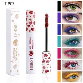 img 3 attached to 💦 COOSA Waterproof Color Mascara: 7PCS Variety Pack for Charming Longlasting Eye Makeup