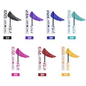 img 1 attached to 💦 COOSA Waterproof Color Mascara: 7PCS Variety Pack for Charming Longlasting Eye Makeup