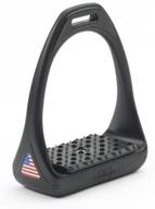 🔧 compositi usa reflex 3d swivel action wide track stirrups size 4 3/4" (pair) - black logo