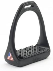 img 4 attached to 🔧 Compositi USA Reflex 3D Swivel Action Wide Track Stirrups Size 4 3/4" (Pair) - Black