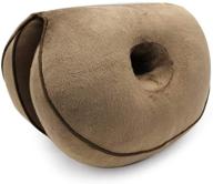 bettli lift hips up seat cushion: dual comfort orthopedic relief for a comfy seat (brown) logo