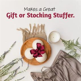 img 3 attached to 🧦 Wool Dryer Balls by Smart Sheep 6-Pack: XL Premium Reusable Natural Fabric Softener - An Award-Winning Alternative to Dryer Sheets. Perfect Gift for Women and Ideal Stocking Stuffer!