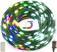 🎄 devply 300 led christmas string lights - 110ft, 9 modes, end to end plug - multicolor & cool white fairy lights for xmas tree, wedding, garden, holiday decorations - indoor/outdoor use logo