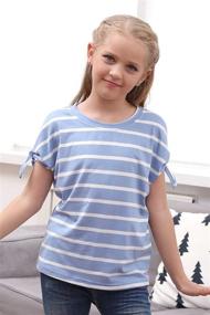 img 1 attached to 👚 GORLYA GOR1049 Girls' Sleeve T Shirt Pullover for Tops, Tees & Blouses