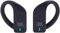 🎧 jbl endurance peak waterproof sport headphones bundle: in-ear with plush carry case (black) - the perfect fitness companion! logo