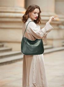 img 2 attached to 👜 ALTOSY S201 Black Crossbody Handbag Set for Women - Stylish Handbag & Wallet Combo