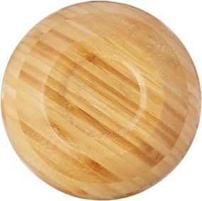 img 2 attached to Lipper International 8203 4 Bamboo Coaster Set