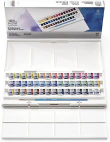 img 4 attached to 🎨 Winsor & Newton Cotman Watercolor Studio Set: 45 Half Pans for Creative Excellence