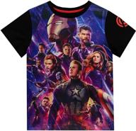 boys' marvel avengers t-shirt logo