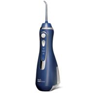 waterpik blue wp-563 cordless advanced water flosser with travel bag and 4 tips - rechargeable, portable, waterproof, and ada accepted for teeth, gums, braces, and dental care logo