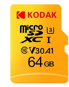 img 4 attached to KODAK 64GB Micro SD Card, High Speed Memory Card, up to 100MB/s Read Speed, 4K Video Recording, Microsdxc UHS-I A1 U3 Class 10 TF Card for Nintendo Switch, Wyze Cam, and Drone