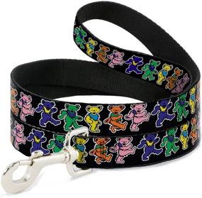 img 2 attached to Dancing Bears Black Multi Color Dog Leash – Various Sizes for Dogs & Cats