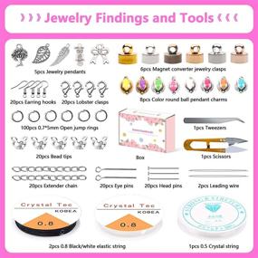 img 1 attached to FEEIN 16606Pcs Assorted Findings Tweezers Beading & Jewelry Making