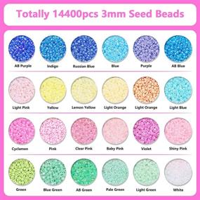 img 3 attached to FEEIN 16606Pcs Assorted Findings Tweezers Beading & Jewelry Making