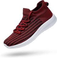 👟 koppu lightweight breathable running shoes for women and men: non slip, gym sneakers with slip-on design logo