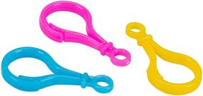 img 1 attached to Plastic Lobster Clasps 100 Pack Assorted