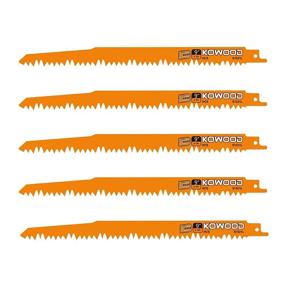 img 4 attached to 🔪 KOWOOD 9-Inch Wood Pruning Saw Blades - 5 Pcs Pack for Reciprocating/Sawzall/Sabre Saws - Efficient Wood Cutting Set