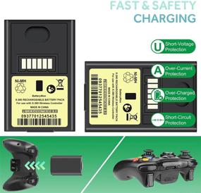 img 3 attached to Rechargeable Battery Charging Wireless Controller