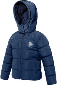 img 3 attached to 🧥 Ternbay Kids' Lightweight Down Winter Coat with Hood, Offering Optimal Warmth