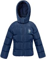 🧥 ternbay kids' lightweight down winter coat with hood, offering optimal warmth logo