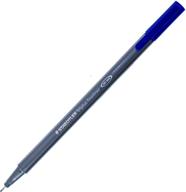 🖊️ синие ручки staedtler triplus fineliner 0,3 мм - набор из шести. логотип