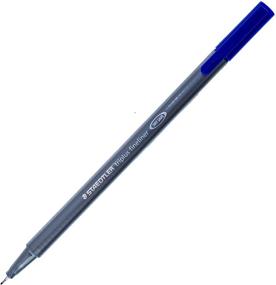 img 1 attached to 🖊️ Синие ручки Staedtler Triplus Fineliner 0,3 мм - набор из шести.