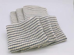 img 4 attached to Premium Set of 6 BLUE 🧽 World's Best Dish Cloths for Effective Cleaning