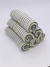 img 1 attached to Premium Set of 6 BLUE 🧽 World's Best Dish Cloths for Effective Cleaning