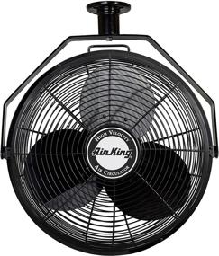 img 4 attached to 🔵 Black Air King 9718 18-Inch Industrial-Grade Ceiling Mount Fan