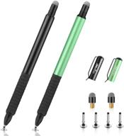 digiroot (2pcs) 2-in-1 precision stylus disc tip with fiber tip for notes-taking logo