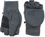 manzella cascade convertible gloves: black men's winter accessories logo